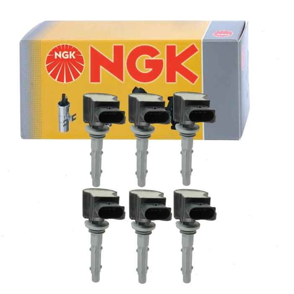 6 pc NGK Ignition Coils compatible with Freightliner Sprinter 2500 3.5L V6 2007-2008