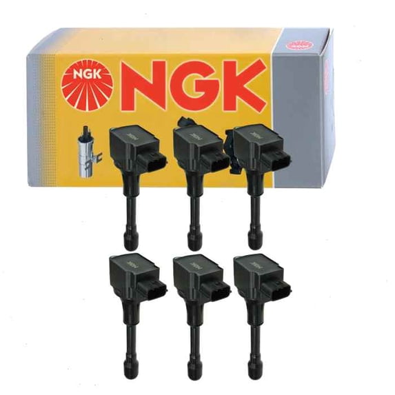 6 pc NGK Ignition Coils compatible with Infiniti FX50 5.0L V8 2009-2013