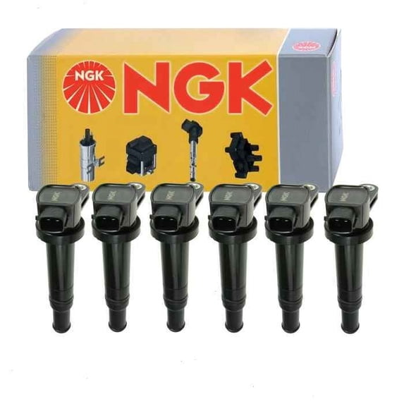 6 pc NGK Ignition Coils compatible with Kia Optima 2.7L V6 2007-2010