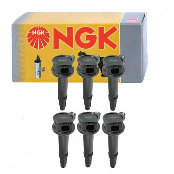 6 pc NGK Ignition Coils compatible with Lincoln Zephyr 3.0L V6 2006
