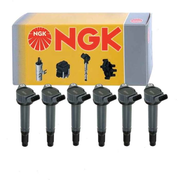 6 pc NGK Ignition Coils compatible with Lotus Evora 3.5L V6 2010-2018