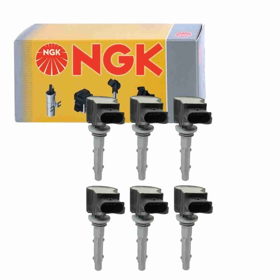 6 pc NGK Ignition Coils compatible with Mercedes-Benz E350 3.5L V6 2006-2014