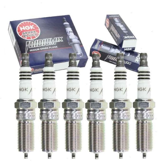 6 pc NGK Iridium IX Spark Plugs compatible with Chevrolet Trailblazer 4.2L L6 2002-2009