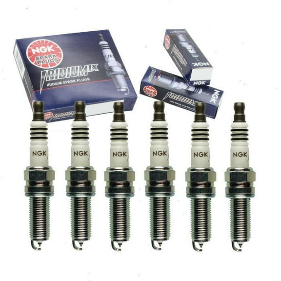 6 pc NGK Iridium IX Spark Plugs compatible with Mercedes-Benz CLK350 3.5L V6 2006-2009
