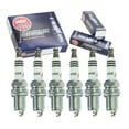 thumbnail image 1 of 6 pc NGK Iridium IX Spark Plugs compatible with Mitsubishi Galant 3.0L V6 2001-2003, 1 of 6
