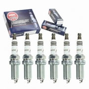 6 pc NGK Iridium IX Spark Plugs compatible with Nissan Frontier 4.0L V6 2005-2019