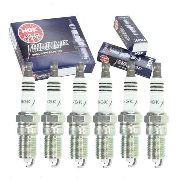 6 pc NGK Iridium IX Spark Plugs compatible with Oldsmobile Bravada 4.3L V6 1996-2001
