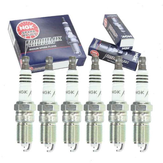 6 pc NGK Iridium IX Spark Plugs compatible with Pontiac Aztek 3.4L V6 2001-2005