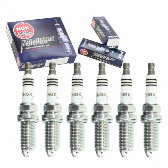 6 pc NGK Iridium IX Spark Plugs compatible with Subaru Tribeca 3.6L H6 2008-2014
