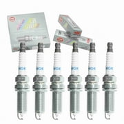 6 pc NGK Laser Iridium Spark Plugs compatible with Nissan 370Z 3.7L V6 2009-2010