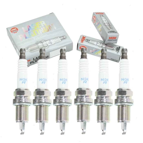 6 pc NGK Laser Platinum Spark Plugs compatible with Freightliner Sprinter 2500 3.5L V6 2007-2008