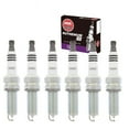 thumbnail image 1 of 6 pc NGK Ruthenium HX Spark Plugs compatible with Acura MDX 3.5L 3.7L V6 2010-2017, 1 of 6