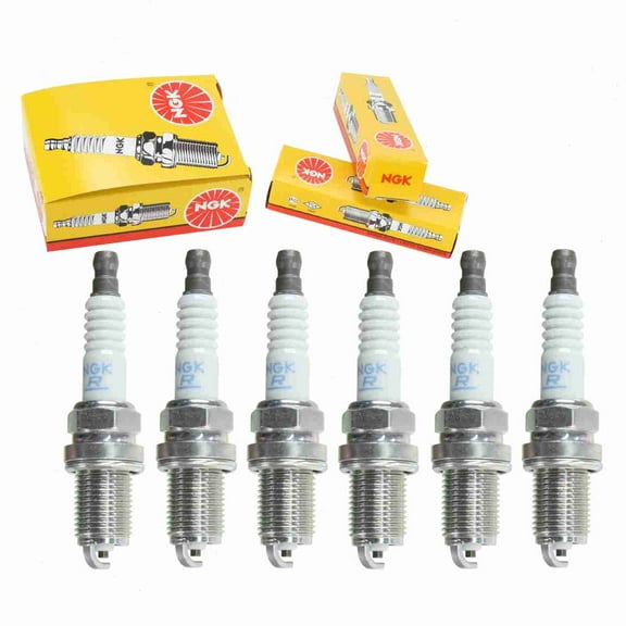 6 pc NGK Standard Spark Plugs compatible with Infiniti I30 3.0L V6 1996-2001
