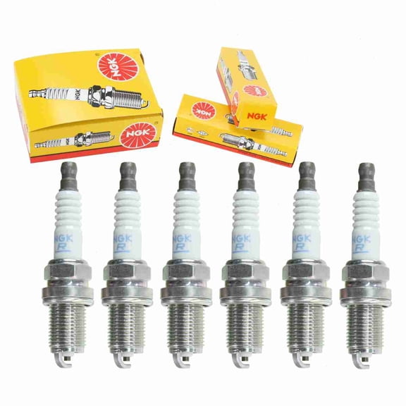 6 pc NGK Standard Spark Plugs compatible with Isuzu Rodeo 3.2L V6 1996-2002