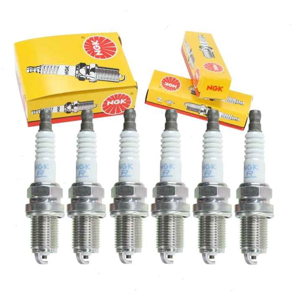 6 pc NGK Standard Spark Plugs compatible with Isuzu VehiCROSS 3.5L V6 1999-2001