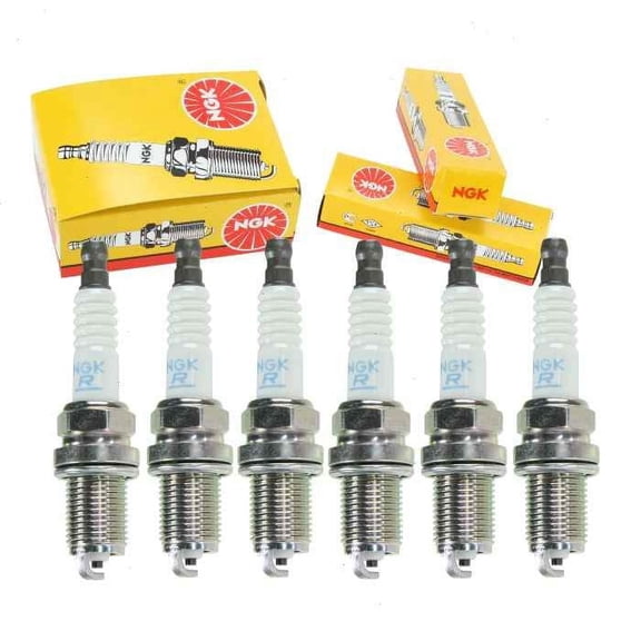 6 pc NGK Standard Spark Plugs compatible with Toyota Camry 3.0L 3.3L V6 1994-2006