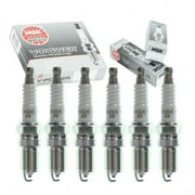 6 pc NGK V-Power Spark Plugs compatible with Chevrolet Silverado 1500 4.3L V6 1999-2013