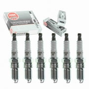 6 pc NGK V-Power Spark Plugs compatible with Ford Ranger 3.0L 4.0L V6 1997-2000