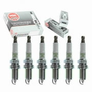 6 pc NGK V-Power Spark Plugs compatible with Honda Accord 2.7L 3.0L V6 1995-2002