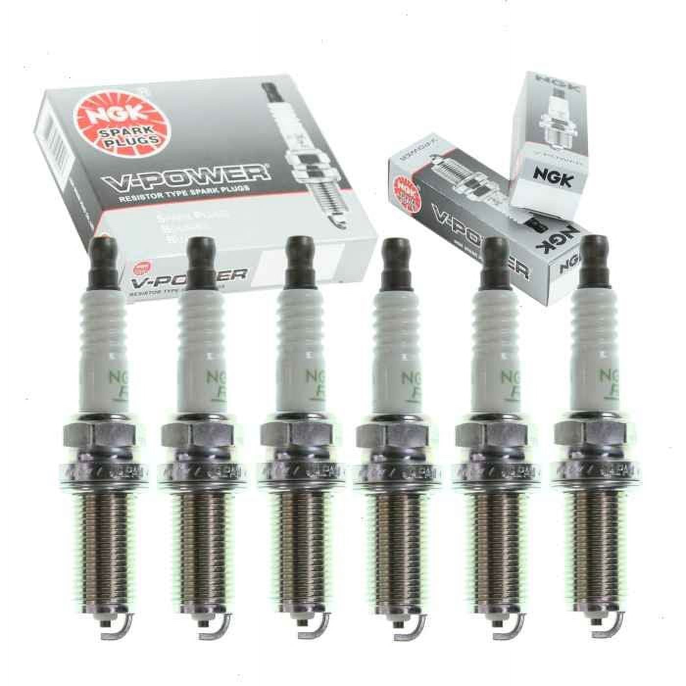 6 pc NGK V-Power Spark Plugs compatible with Kia Optima 2.7L V6 2006 ...