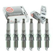 6 pc NGK V-Power Spark Plugs compatible with Pontiac Grand Prix 3.1L 3.4L 3.8L V6 1991-2008