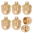 thumbnail image 1 of 6 pc Openable Brass Acorn Urn Ashes Pendants Acorn Raw(Unplated) 26x19.5mm Hole: 2.8mm, 1 of 7