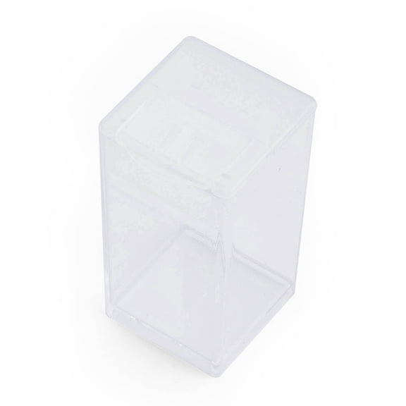 6 pc Plastic Bead Storage Containers Rectangle Clear 5x2.95x2.7cm