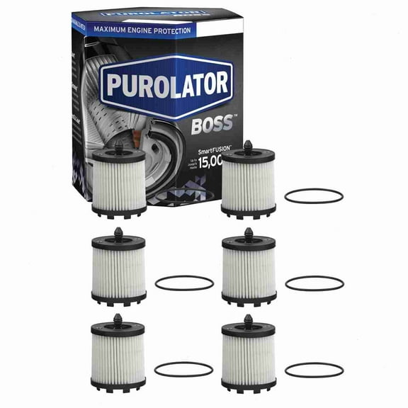 6 pc Purolator BOSS PBL15436 Engine Oil Filters for Oil Change Lubricant Filters Fits select: 2010-2017 CHEVROLET EQUINOX, 2004-2014 CHEVROLET MALIBU