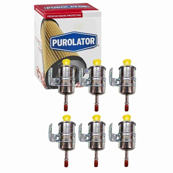 6 pc Purolator F55412 Fuel Filters for 10290491 23183 3183 33183 52087 86183 ALG-4301 BF7719 F55412P G-6597 G294 G6597 G7740 GF-974 GF340 GF794 GF819 GG-290 MF 1024 PF7740 PFB55412 V4301 WG-7740