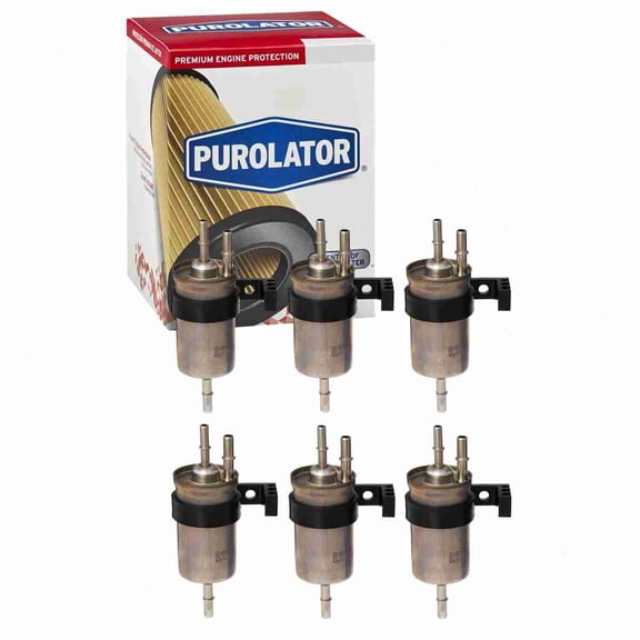 6 pc Purolator F65501 Fuel Filters for 12476276 15036706 15077584 3100 33100 73100 86100 ALG-2144 BF7937 F65501P G6228 G6628 G8414 G9370 GF1829 GF365 GF380 GF829 GF845 MF 1026 PF5501 V2144 XF65501