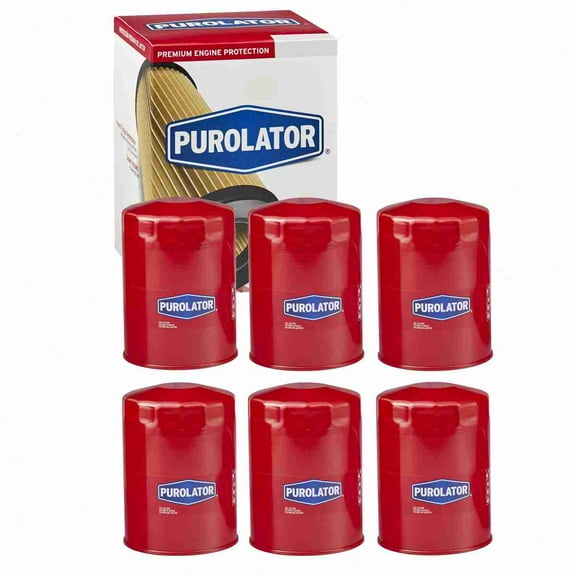 6 pc Purolator L30001 Engine Oil Filters for 101 61515 Oil Change Lubricant Filters Fits select: 1975-1996 FORD F150, 1983-2001 FORD RANGER