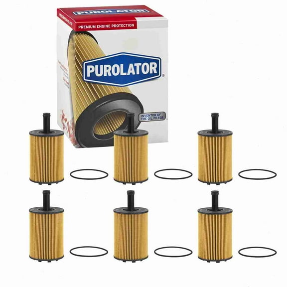 6 pc Purolator L38113 Engine Oil Filters for Oil Change Lubricant Filters Fits select: 2002-2006,2009-2014 VOLKSWAGEN JETTA