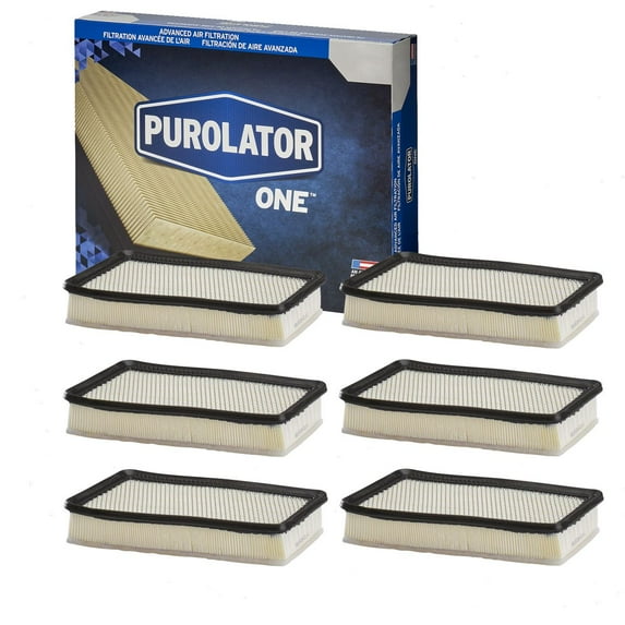 6 pc Purolator ONE A28164 Air Filters for 748 Intake Inlet Manifold Fuel Delivery Filters