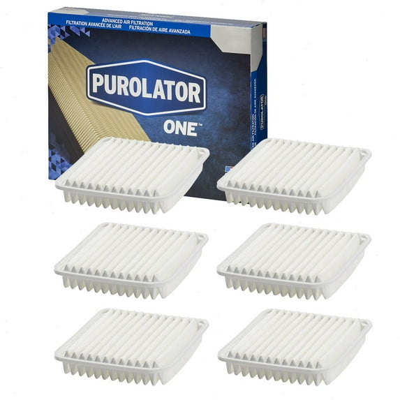 6 pc Purolator ONE A35534 Air Filters for Intake Inlet Manifold Fuel Delivery Filters