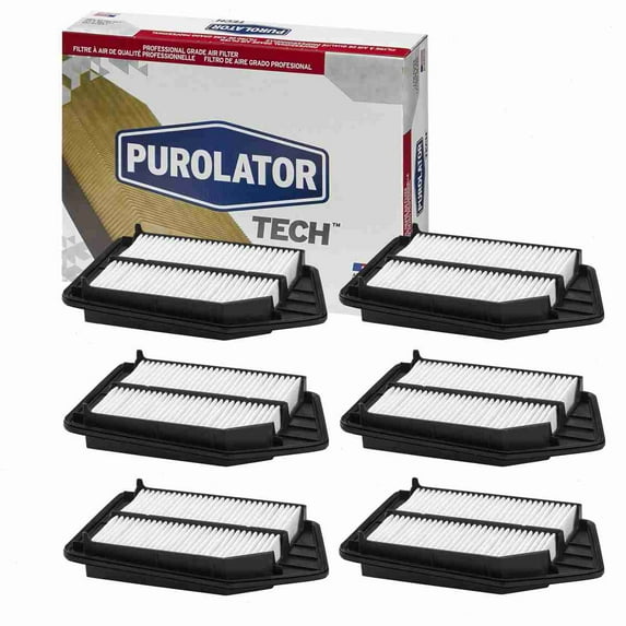 6 pc Purolator TECH TA26282 Air Filters for 042-1851 29750 49750 9750 A5222 A6282 AF1545 AF5222 AF6282 ALA-8348 CA11476 CAP26282 LX 3487 MA10005 MGA49750 P9750 PA10024 PA6282 PAF6282 R83750 SA11476