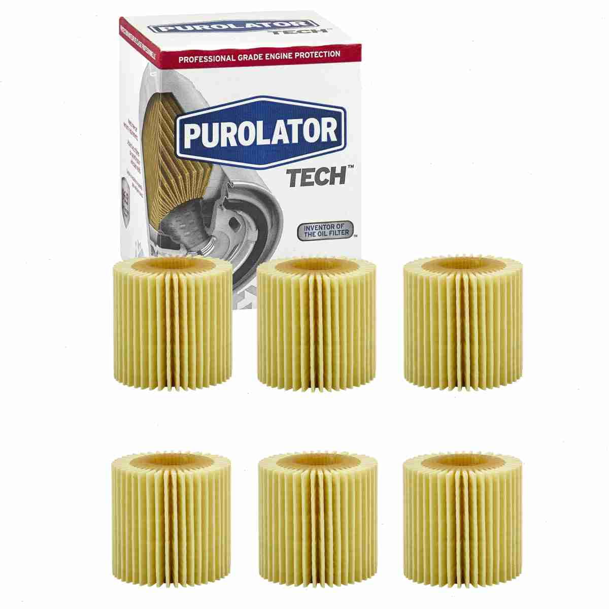 6 pc Purolator TECH TL25608 Engine Oil Filters for 04152