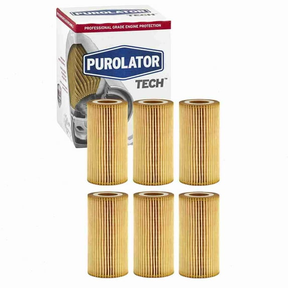 6 pc Purolator TECH TL35581 Engine Oil Filters for 06D 115 466 06D 115 562 06D 198 405 27187 37187 47187 57187 61857187 7187 84187 AL9911 ALO27 CF5581 CH9911 COC9911 FP9911 G-313 G7187 G7187XL