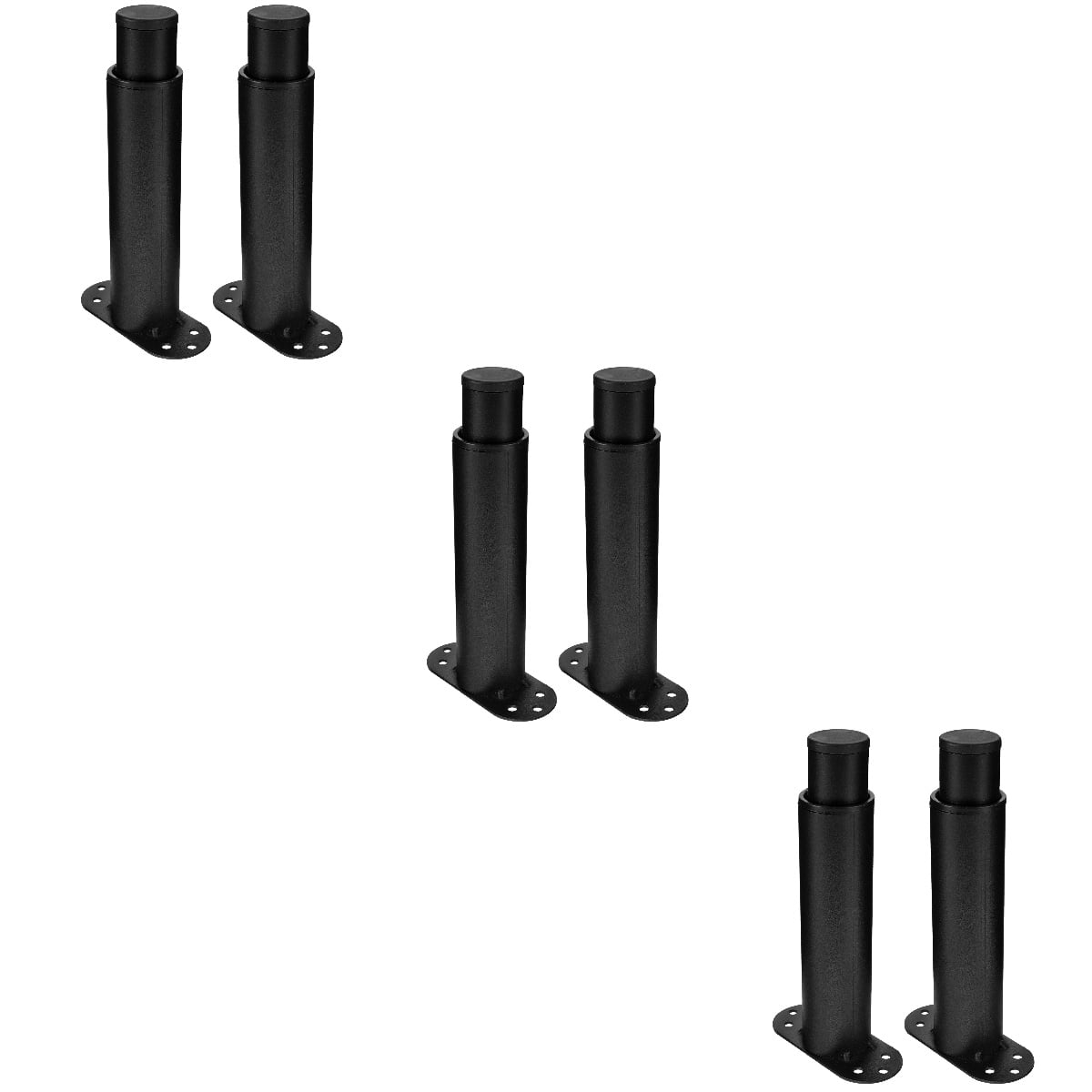 6 pcs Bed Frame Center Support Legs Adjustable Height Wooden Bed Frame