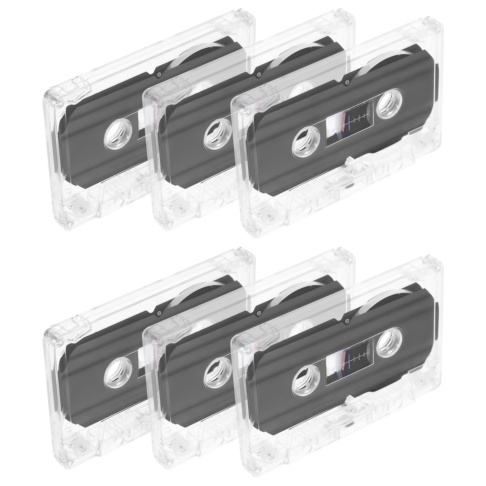 6 pcs Blank Audio Cassette Tapes 60minute Blank Cassette Tapes