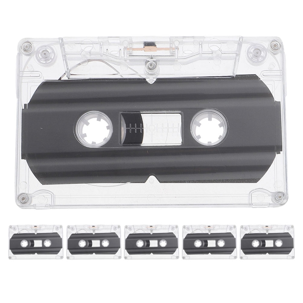 6 pcs Blank Audio Cassette Tapes Recordable Cassette Tapes 30minute