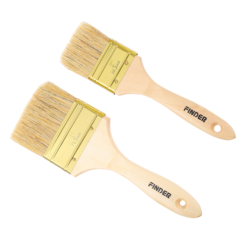 6 pcs Bristles Paint Brush Durable Utility Paint Brushes Simple Chip