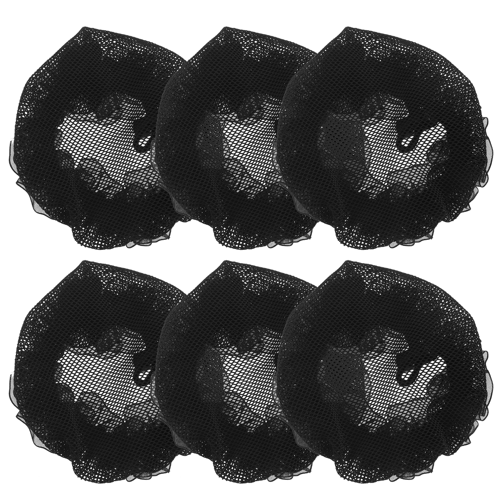 6 pcs Bun Hair Nets Elastic Women Bun Stretch for Girl