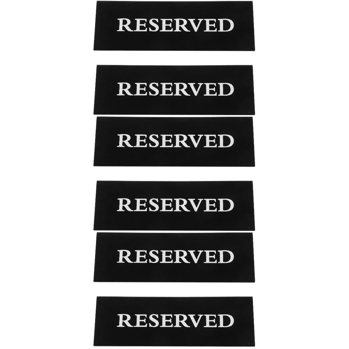 Eease 6 pcs Chair Reserved Signs Reserved Seating Signs Wedding Party ...
