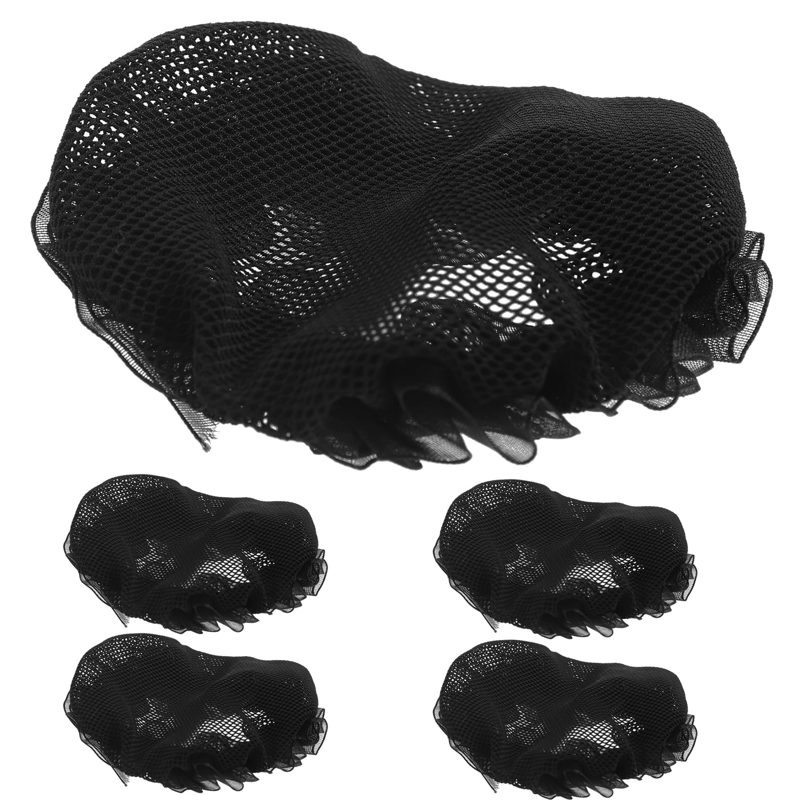 6 pcs Decorative Stretch Hair Nets Elastic Mesh Hair Nets Ballet Bun for Dancer