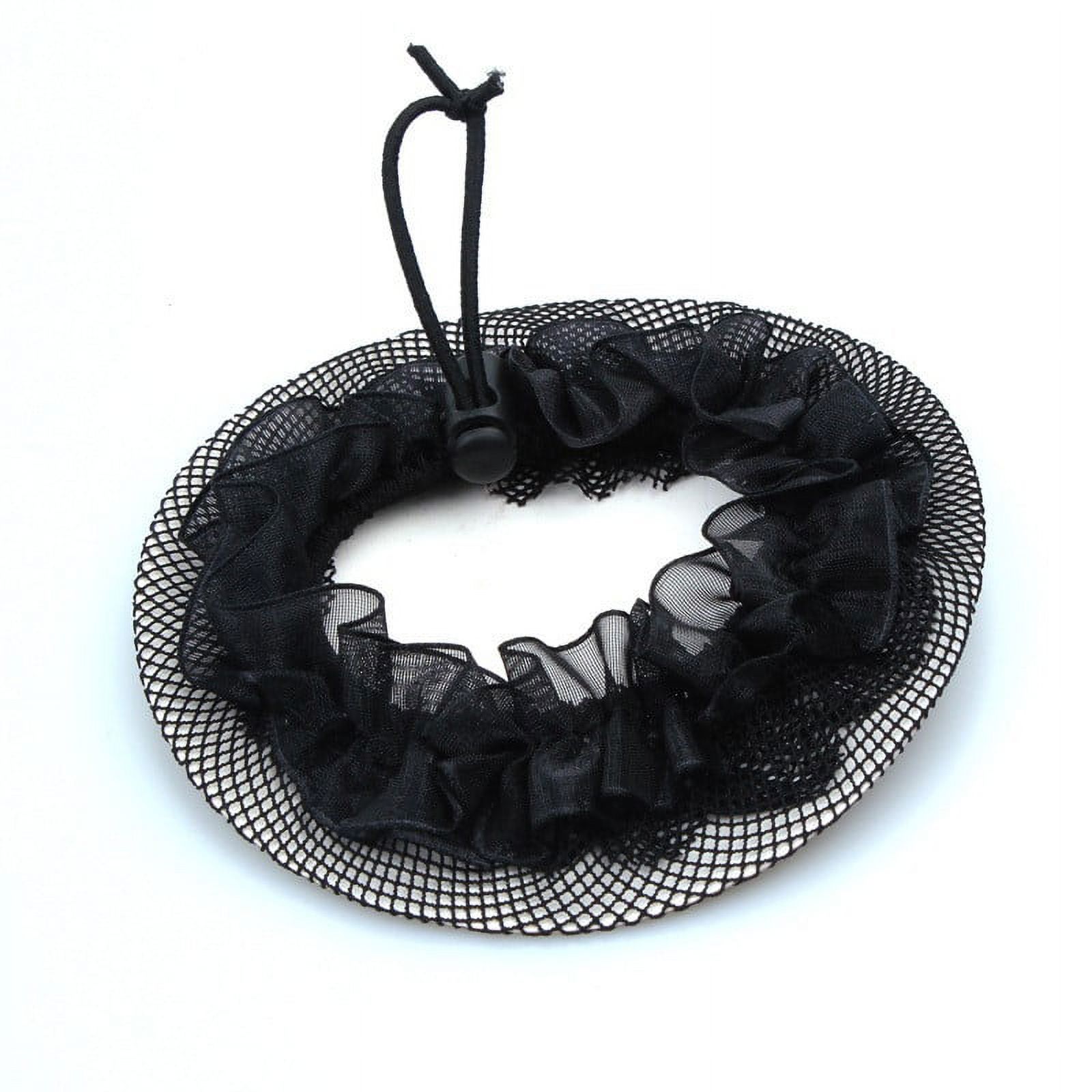 6 pcs Decorative Stretch Hair Nets Elastic Mesh Hair Nets Ballet Bun for Dancer