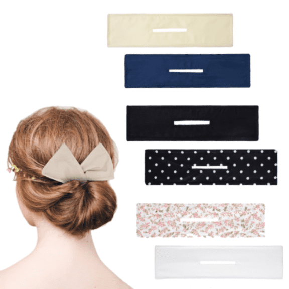 6 pcs Deft Bun Maker For Hair Magic Donut Cloth Makers Multicolor Clip French