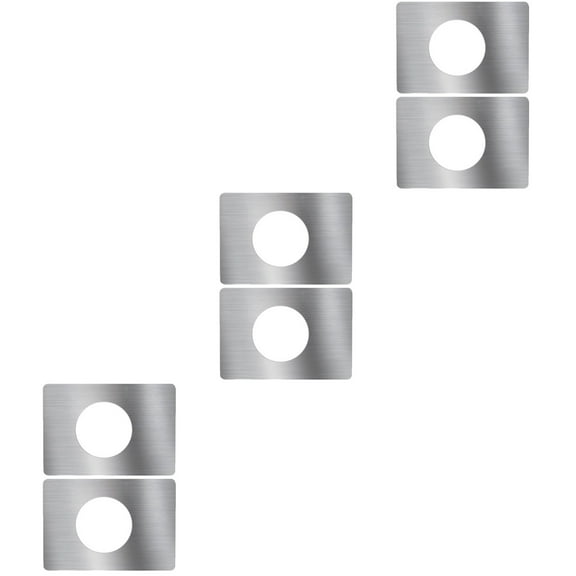 6 pcs Door Reinforcement Plate Door Striker Plate Door Knob Plate Accessory