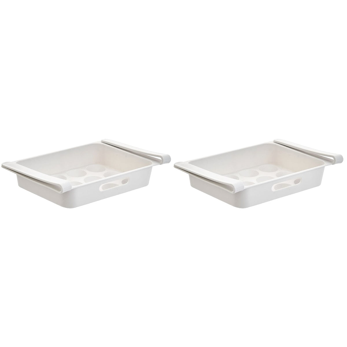 6 pcs  Drawer Type Egg Holders 12-grids Egg Containers Refrigerator Egg Drawers