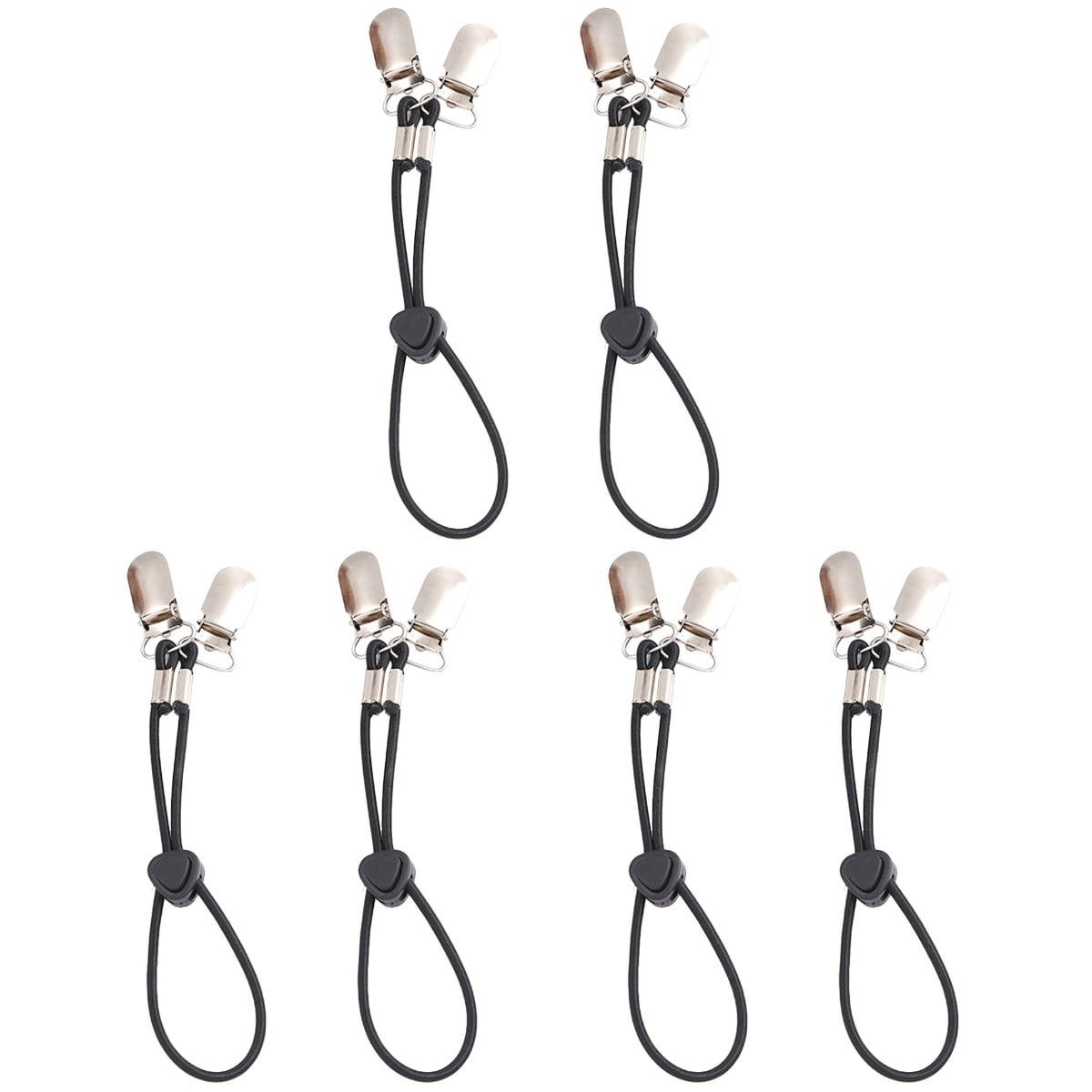 6 pcs Elastic Bed Sheet Fasteners Adjustable Fitted Sheet Straps Clips Sheet Straps