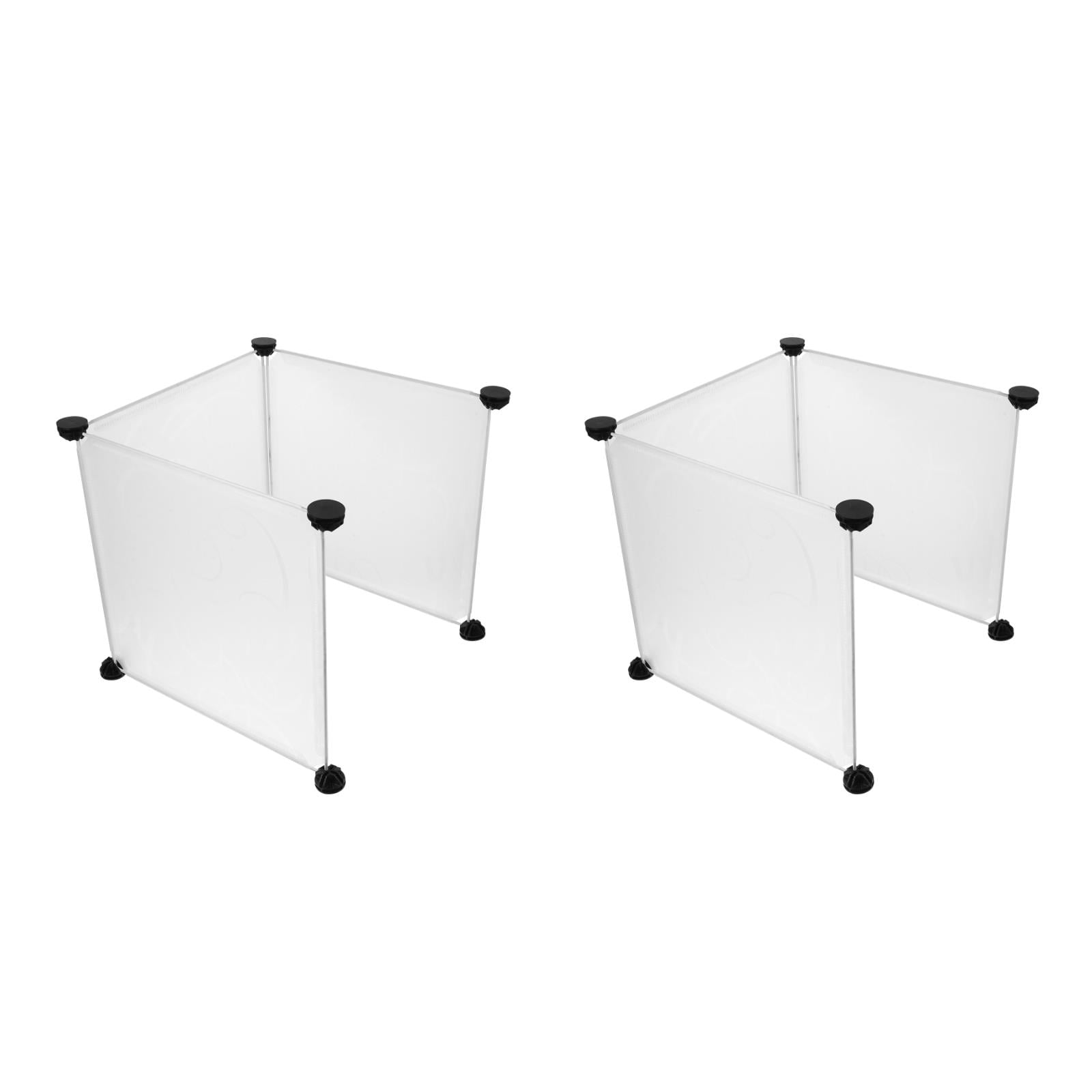 6 pcs Enclosed Catitter Box Splash Guard DIY Cat Litter Kitten Litter ...